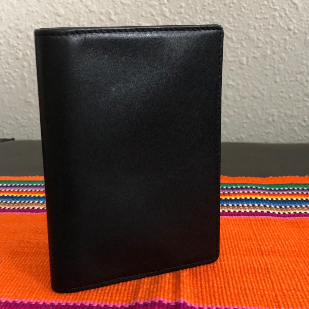 Chabrand black leather bi-fold wallet men’s NWT - Picture 2 of 7